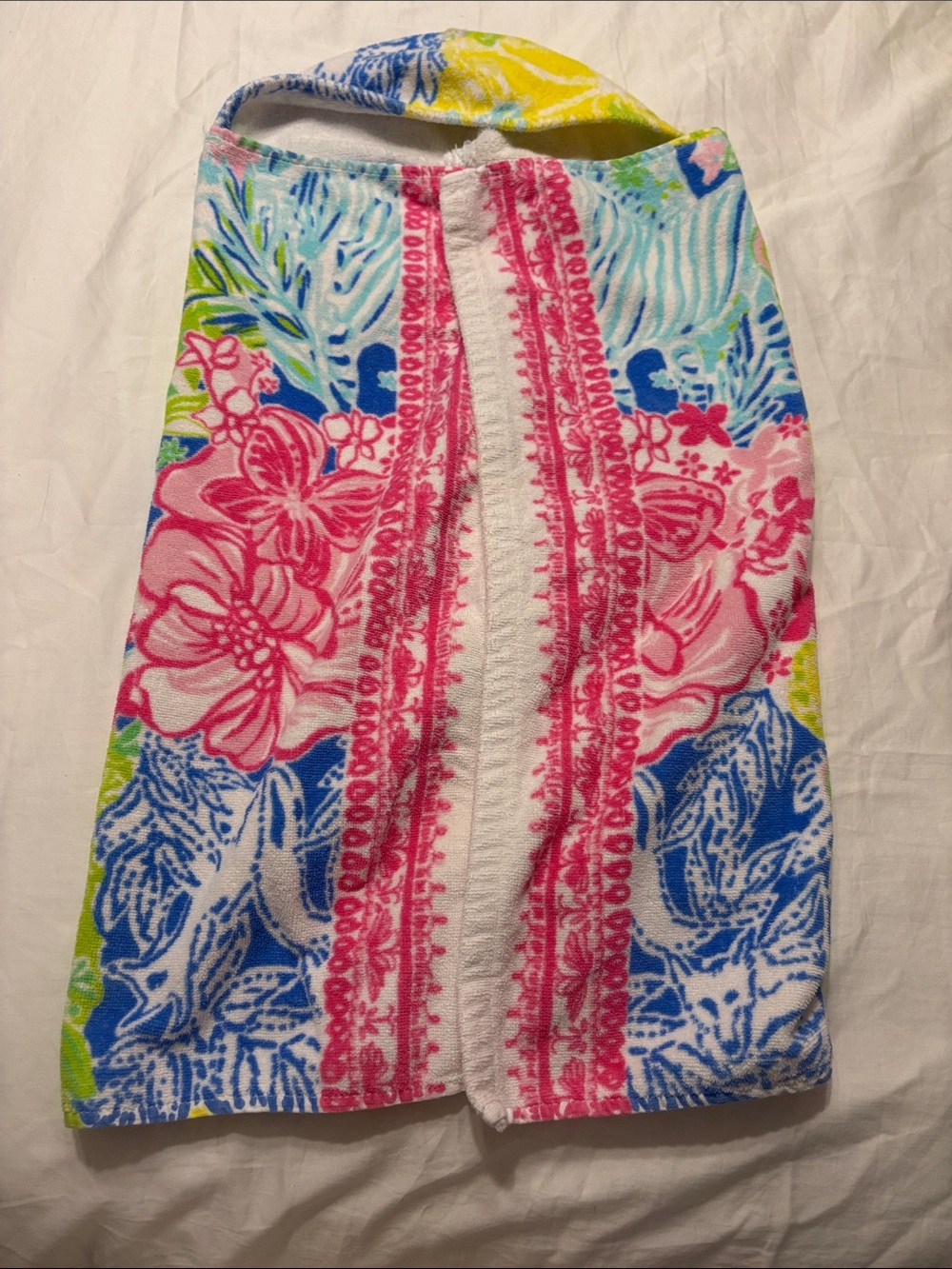 Lilly Pulitzer Pottery Barn ExclusiveFloral Terry Toddler Hooded Towel